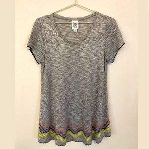 Ivy Jane Embroidered Rick Rack Tunic Top